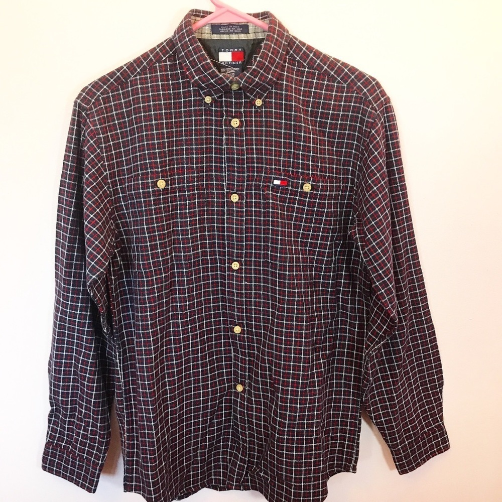Tommy Hilfiger Boy’s Button Down Shirt Large